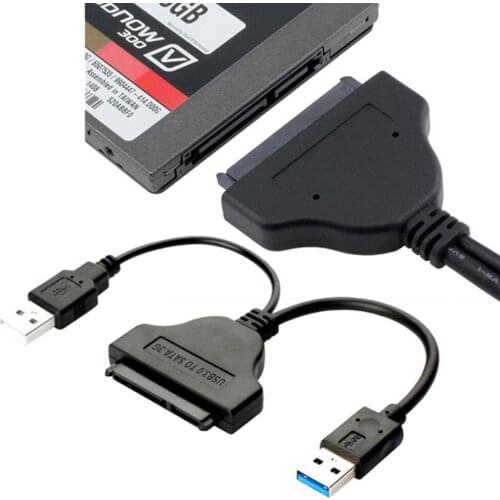 USB 3,0 zu SATA 22Pin Adapter Kabel für 2,5/3,5 zoll HDD Externe Power Festplatte Konverter