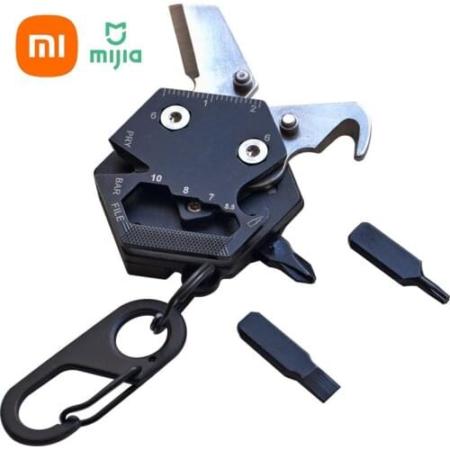 Xiaomi Mini Pocket Folding Knife 15 in 1 Multi function CS Go Knives WIth Bottle Opener Screwdriver Hex Wrench Survival EDC Tool