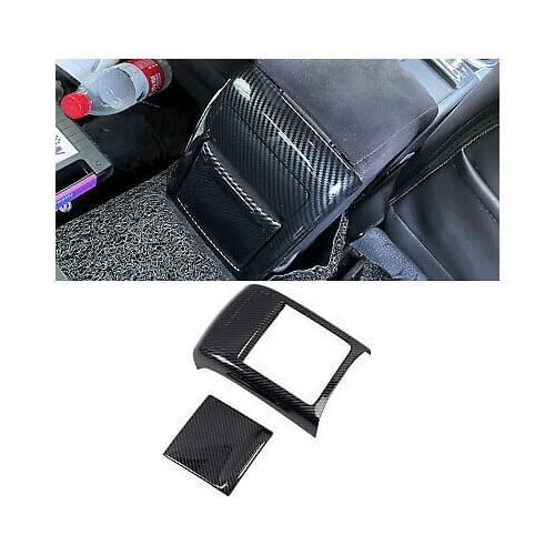 Carbon Fiber Rear Air Vent Cover Trim 2pcs For Subaru WRX / WRX STI 2015-2017