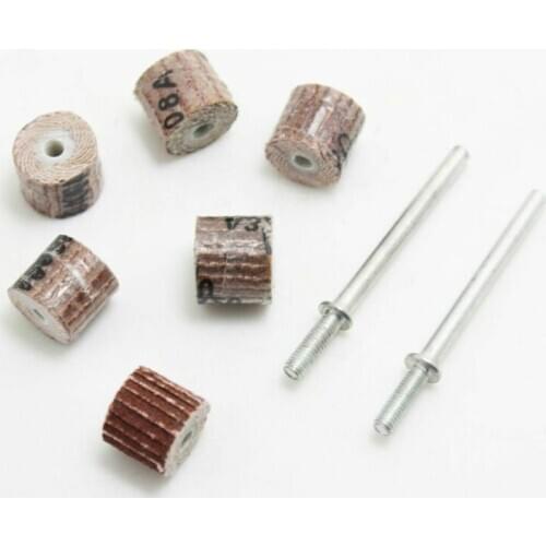 12PCS shank removable louver shutter wheel grinding wheel polishing wheel metal surface polishing 10x10mm