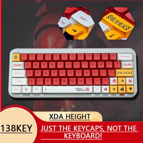 1 Set PBT Dye Subbed Key Caps For MX Switch Customized Mechanical Keyboard EVA Keycaps For IKBC 61 87 108 980