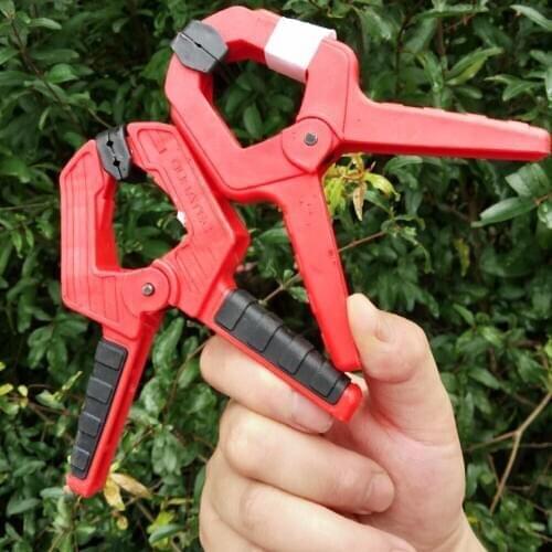 2pcs 4inch New style heavy duty woodworking plastic spring clamp