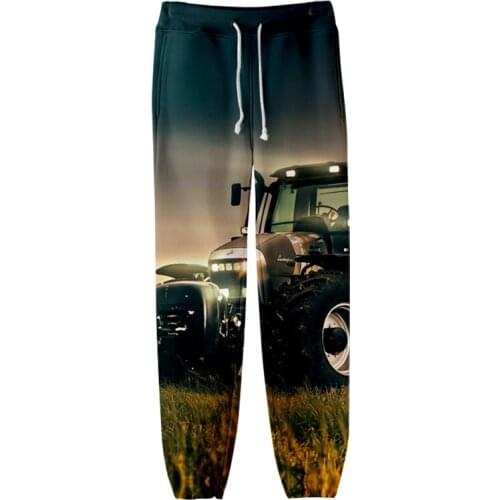 2021 Tractor Pattern 3D Hip hop Printed Trousers Jogger Pants Women/Men Fashion Streetwear Long Sport Pants Casual Sweatpants