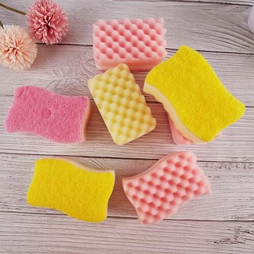 4Pcs Dish Sponges Kitchen Sponge Thicken Rag Magic Sponge Eraser Dish Tableware