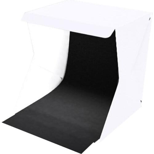 400mm Mini Mini Photostudio Folding Lightbox Photography Studio Softbox LED Light Soft Box Camera Photo Background Box Lighting