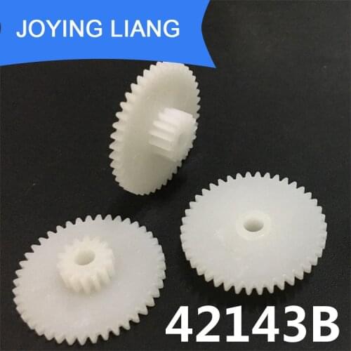 42143B 0.5M Gear OD=22mm 42 Teeth + 12 Teeth 3.05mm Hole Double Plastic Gears Steampunk Accessories Toy Accessories 10PCS/LOT