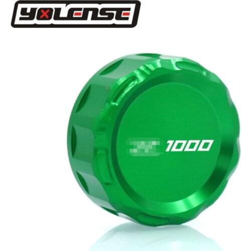 For Kawasaki Z1000 Z 1000 2007-2016 2008 2009 2010 2011 Motorcycle Accessories CNC Aluminum Rear Brake Reservoir Cover Caps