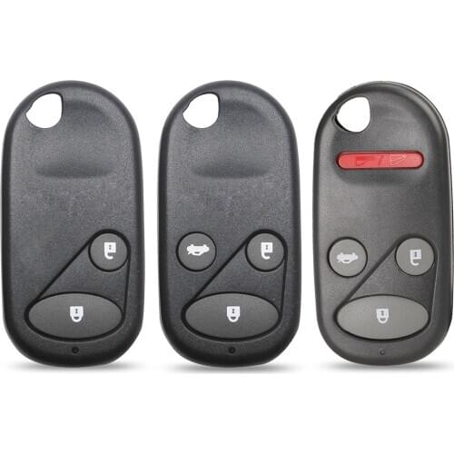 Bilchave 2/3/4 Buttons Remote Car Key Shell For Honda Accord Jazz Fit CRV S2000 Civic Odyssey Key Case Replacement