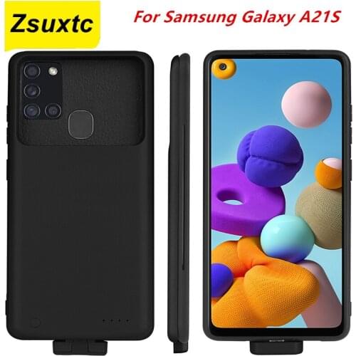For Samsung Galaxy A21S Battery Case 5000 Mah A21S Charger Case Smart Phone Cover Power Bank For Samsung A21S Battery Case Capa