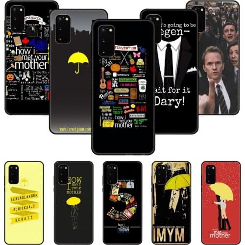 Phone Case For SamSung Galaxy S Note 10 20 7 6 9 8 Plus Edge E Ultra Lite Black Cover Etui Soft how i met your mother himym