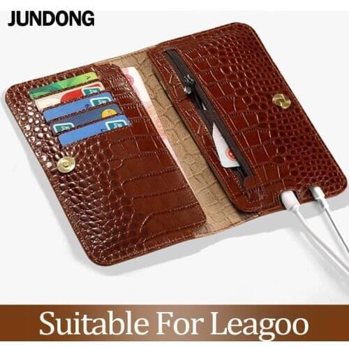 For Leagoo Power 2 Kiicaa Power M7 M8 M9 M11Plus S8 S8 Pro T5 T8s CaseMultifunction Wallet Phone Bag Female Purse