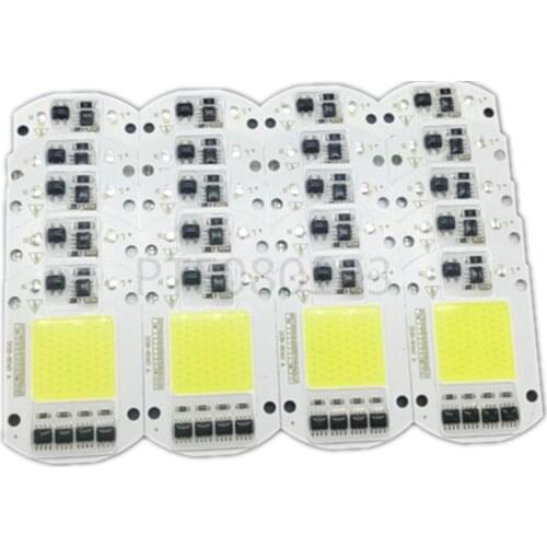 LED COB Lamp Chip 20W 30W 50W AC 110V 220V Smart IC LED Beads DIY For LED Floodlight Spotlight Day White Cold White Warm White