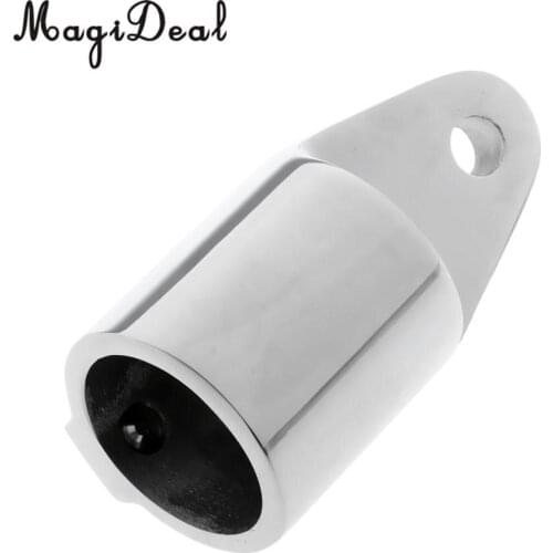 MagiDeal 22mm Bimini Top Cap Tube Canopy Hardware,Eye End Top Fitting Stainless Steel