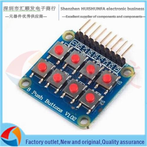 Micro switch 2*4 matrix keyboard 8-bit button independent button MCU external expansion keyboard module