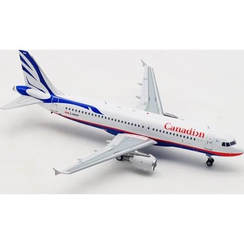 1:200 Scale Canada Airways A320 Airlines Model with Base Alloy Aircraft For Collectible Souvenir Show Gift Toys
