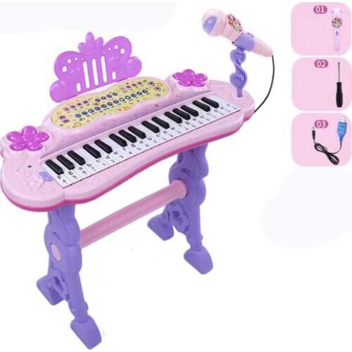 Musical Toys Usb Electronic Keyboard Electric Piano Set of Musical Instruments for Children With Microphone for Children
