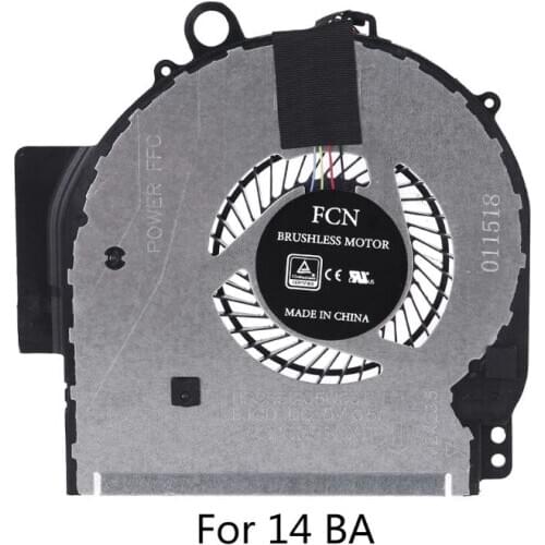 Laptop CPU Fan Cooler eplacement for Hp Pavilion X360 14-BA 924281-001 924282-001 DFS551205WQ0T-FJGD NBA-14P FSFTB5M