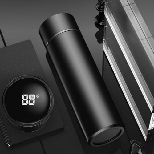 New Stainless Steel Thermos Portable Creative Vacuum Heat Preservation Water Bottle Fashion Travel Sports High-end Thermos Mug