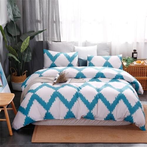 Printing comforter bedding set nordic bed cover duvet cover Queen King bed set Bedclothes Quilt Cover Pillow case Home Textile