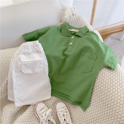 Boys Clothes Children Kids Clothing Sets 2021 Summer Green 8 10 Years Old