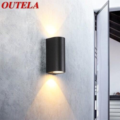 OUTELA Outdoor Lighting Sconces Waterproof LED Patio Wall Lights Decorative For Courtyard Balcony Porch