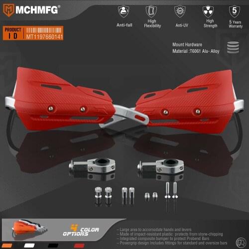 P-ZETA Pro handguards for motorcycle fit for 7/8"22mm Handlebar1-1/8 28mm Fat Bar CR XR YZ WR EX TTR CRF WRF EXC DRZ