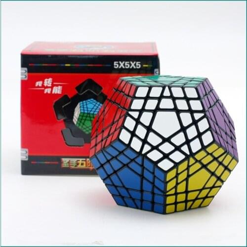 Shengshou Cube 12 sides 5x5x5 Dodecahedron cube shengshou Megaminxed 5x5 magic cube 12 sided Cubo Magico Puzzle Toys