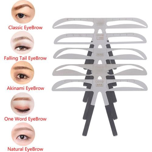 EyeBrow Tattoo Permanent Makeup Rule Microblading Eyebrow Tattoo Stencil Rule makeup tools and accessories eyebrow shape