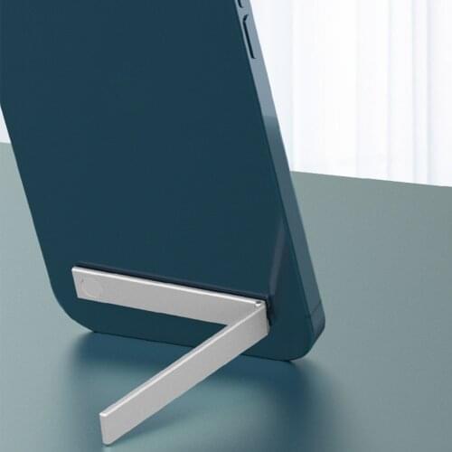 Universal Mini Size Aluminum Portable Folding Desk Mount Holder Bracket Mobile Phone Cradle Foldable Stand for Cellphone 2021