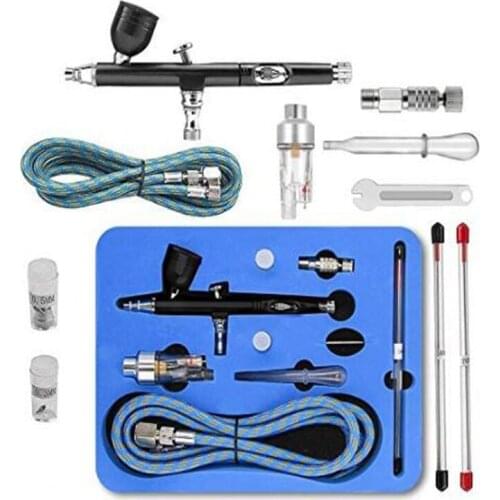 0.3mm Electric Spray Gun Set Airbrush with Compressor Wall Painting Tool For Makeup Tattoos Cake Rechargeable Spray Pen