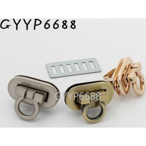 1-20sets 31*16mm hight qulity pearl silver oval lock for diy lady handbag flat flip lock decorate shoulder purse hardware