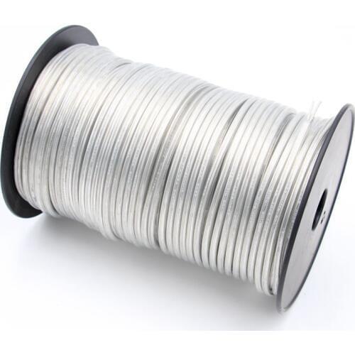 2 Core 3 Core Transparent PVC Insulator Electrical Wire Cable 250V Clear PVC Power Cords Flexible Round Wire