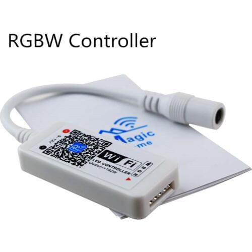 50pcs Wifi LED RGB / RGBW Controler DC9-12V Android IOS System MIni Wifi Controller for RGB/RGBW LED Strip low price