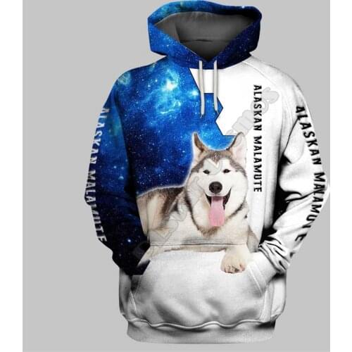 Alaskan Malamute 3D Printed Hoodies Funny Pullover Men For Women Funny Sweatshirts Animal Sweater Drop Shipping 03