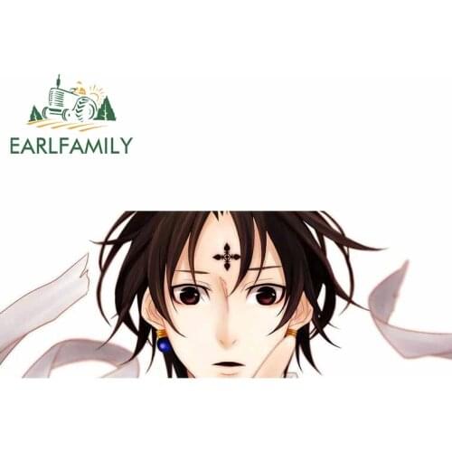 EARLFAMILY 13cm x 4.8cm for HUNTER x HUNTER Kulolo Graphics Car Stickers Laptop Trunk Bumper Decals Waterproof Vinyl Car Wrap