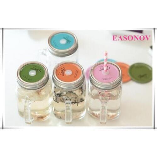 EASONOV Double Wall Glass Cups