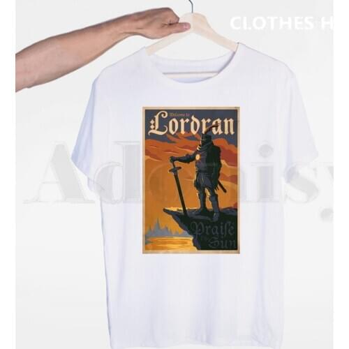 Dark Souls Lords of Cinder Lordran Gaming Horror Hipster Men T Shirt O-neck Casual Summer T-shirt Man Woman Tees Tops
