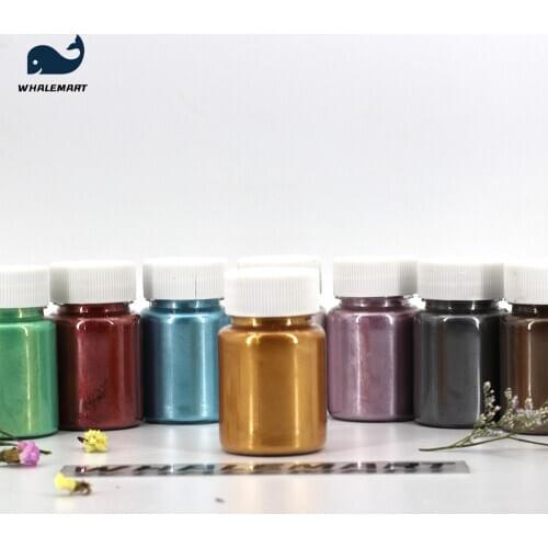 Soap Dye Mica Powder Tie Dying Kit 8 Colors Pigment For Soap Making Supplies Resin Art Handmade DIY Bottled Safety