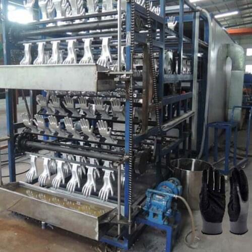 Nitrile Dipped Glove Making Machine Automations Glove Dipping Machines Manufacturer Gloves making line glove line