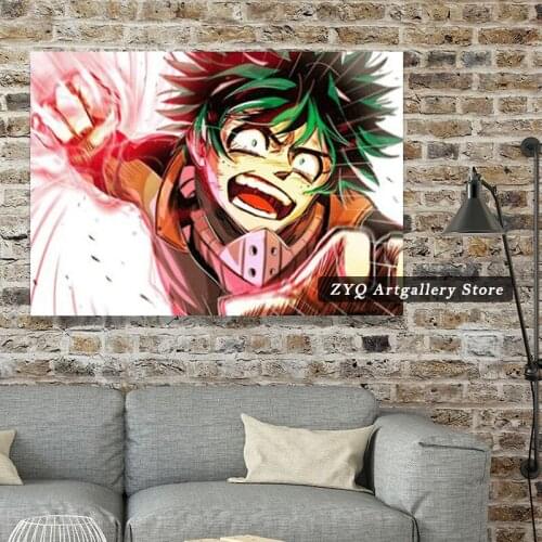 Midoriya Izuku BNHA My Hero Academia Canvas Painting Decor Wall Art Bedroom Home Living Room Decoration Prints Poster