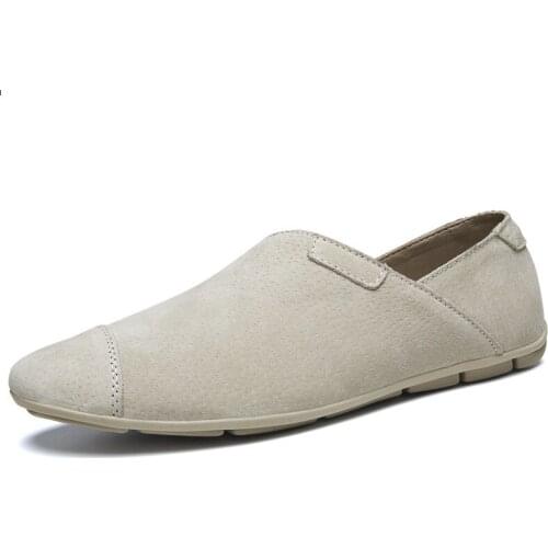 Italian Fashion Casual Shoes Men Designer Slip On Boat Shoes Luxury Brand Men Penny Loafers Genuine Leather Moccasins Size 37-47