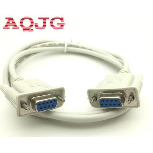 New 1.5M Serial RS232 9 Pin Female To Female DB9 9-Pin PC Converter Extension Cable Computer Cord 3M 5M Com