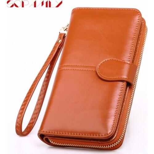 Solid Color Long Wallets Fashion Women Leather Designer Ladies Clutch Card Holder Girl Coin Purse Money Bags Banknote Clip 2021