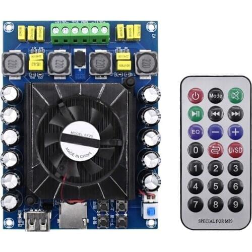 TDA7498E High Power Digital Power Amplifier Board Supports U Disk / TF / Remote