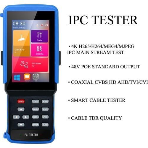 POE 9310 wifi 4.3 inch 5 in one Touchscreen CCTV Tester for 4K IPCamera/AHD/CVI/TVI/CVBS BNC Network Cable Tester
