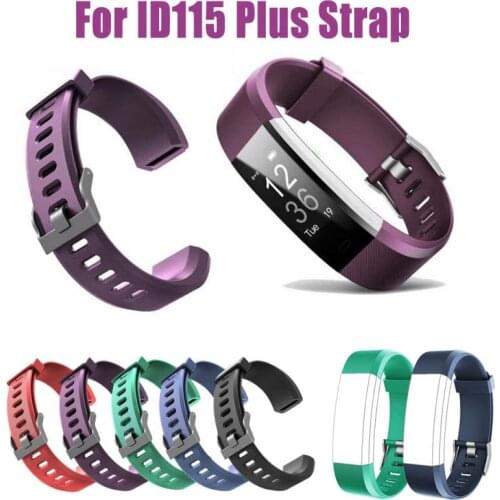 Silicone strap For ID115 Plus Wrist Band Strap Replacement Wristwatch Band Smart Watch Bracelet Watchband Smart Watch strap