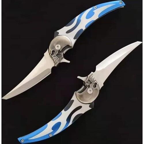 2022 New EDC Ghost Head Pocket Knife, T-Blade Steel Knife, Outdoor Survival Defense Tool, Collectible, Gift, Multi-Purpose KNIFE