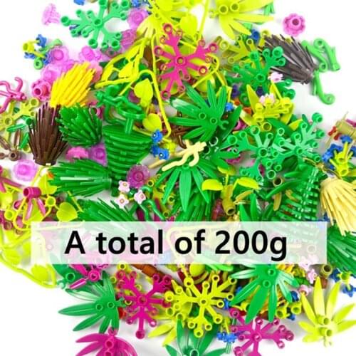 Plant Tree Building Blocks Flowers City Street View Garden DIY Accessories Military MOC Bricks Parts Compatible All Brands toys