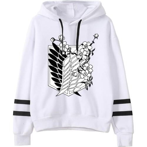Attack on Titan Harajuku Unisex Hoodies Japanese Anime Printed Woman/Mens Hoodie Streetwear Casual Sweatshirts