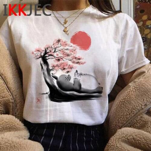 Totoro Spirited Away Studio Ghibli t-shirt top tees female print graphic tees women streetwear t-shirt ulzzang couple clothes